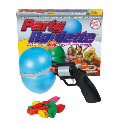 Party Balloon Russian Roulette Gun