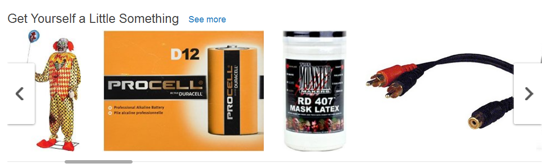 Based on Your Browsing History, Amazon Recommends... - Glen Green Dot Com