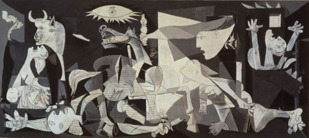Picasso's Guernica is regarded by many art critics as one of the most moving and powerful anti-war paintings in history.