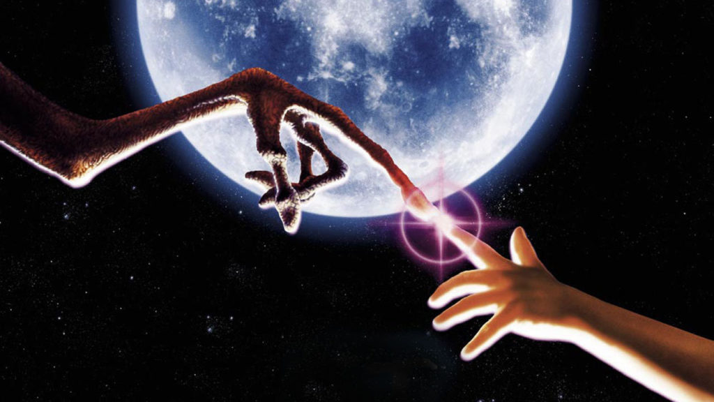 E.T. the Extra-Terrestrial Fingers Touching