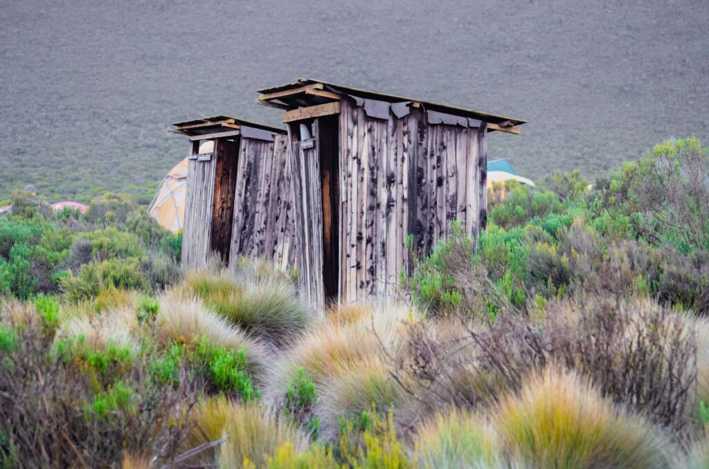 Tanzania's Kilimanjaro public toilets (aka water closet, WC). 